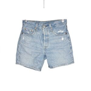 Levi's 501 original high-rise denim Jean shorts size 24